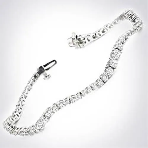 660 Ct Round Fine Natural Earth Mined Diamond Bracelet Solid White Gold Sparkling GB Bracelets 660 Ct Round Fine Natural Earth Mined Diamond Bracelet Solid White Gold Sparkling GB Bracelets