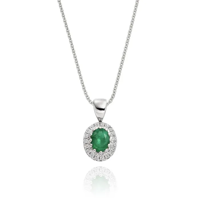 670 Carats Green Emerald Natural Earth Mined Diamond Gemstone Necklace Prong 14K White Gold GB Necklaces 670 Carats Green Emerald Natural Earth Mined Diamond Gemstone Necklace Prong 14K White Gold GB Necklaces