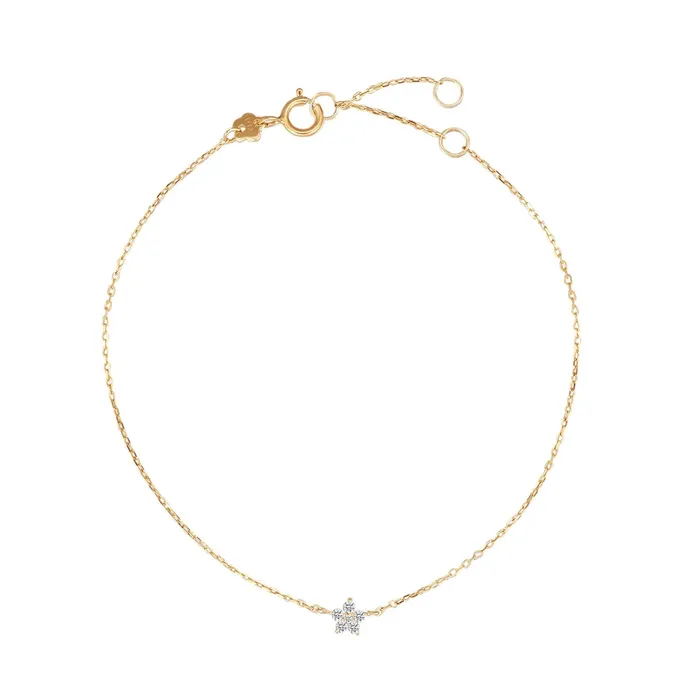 Bloom Bracelet 9K Gold Hey Happiness Bracelets