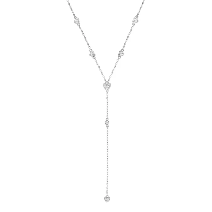 Cherish Y Chain Necklace Sterling Silver Gold Hey Happiness Necklaces Cherish Y Chain Necklace Sterling Silver Gold Hey Happiness Necklaces