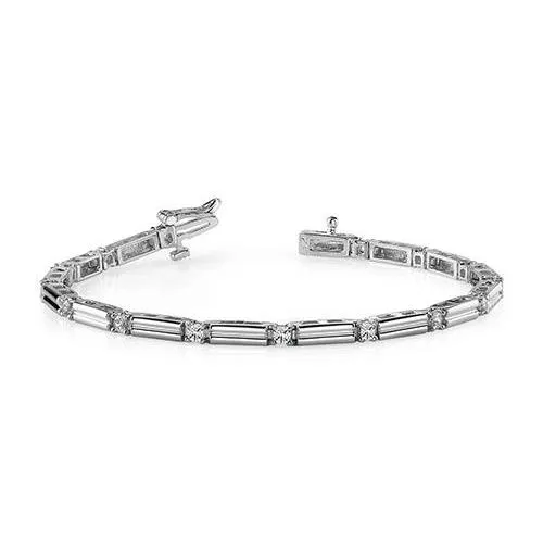 Classic Prong Set Round Cut Natural Earth Mined Diamond Tennis Bracelet Gold White 3 Ct GB Bracelets Classic Prong Set Round Cut Natural Earth Mined Diamond Tennis Bracelet Gold White 3 Ct GB Bracelets