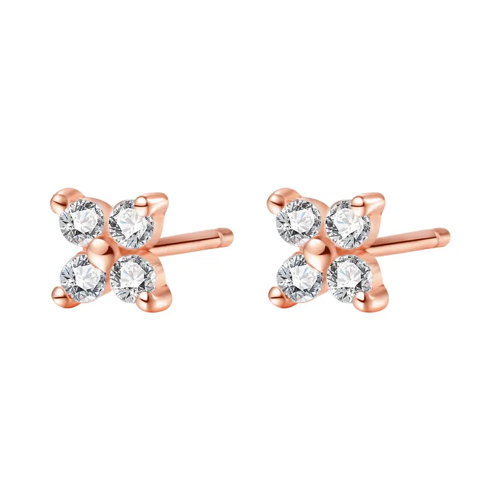 Daisy Stud Earrings Sterling Silver Gold Hey Happiness Earrings Daisy Stud Earrings Sterling Silver Gold Hey Happiness Earrings