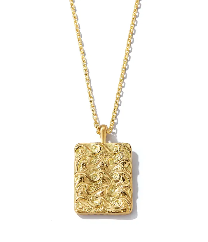 David Webb Workshop Necklaces Aquarius Zodiac Pendant Necklace Diamonds