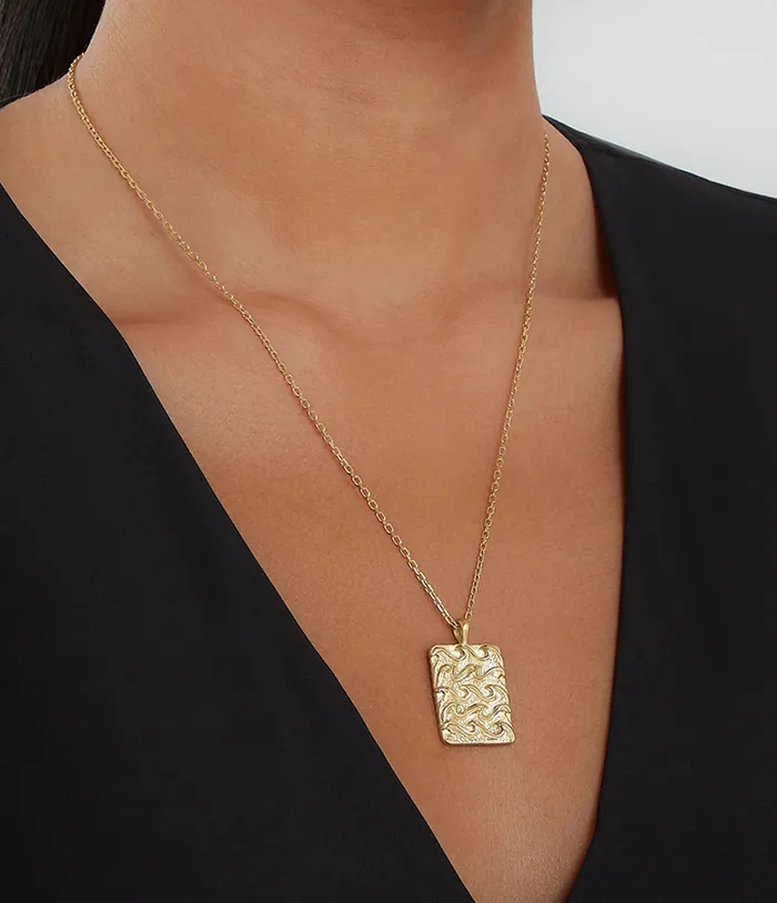 David Webb Workshop Necklaces Aquarius Zodiac Pendant Necklace Diamonds