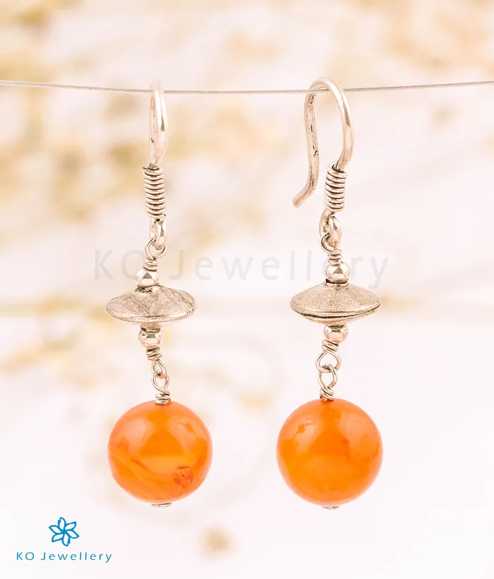Earrings Gemstone The Onyx Silver Gemstone Earring