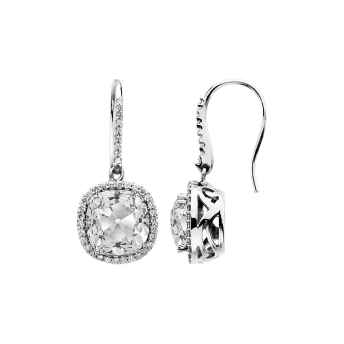 Earrings HarryChadEntcom 450 Carats Cushion Cut Old Miner Gold Halo Real Natural Earth Mined Diamond Dangle Earrings Earrings HarryChadEntcom 450 Carats Cushion Cut Old Miner Gold Halo Real Natural Earth Mined Diamond Dangle Earrings