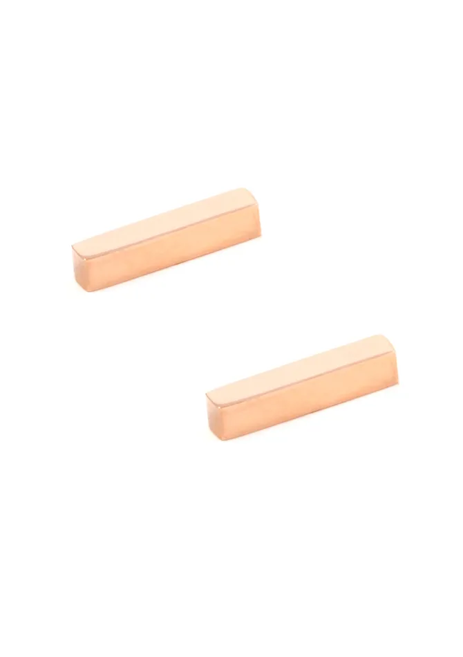 Earrings Hey Happiness Modern Lines Earrings in Rose Gold Earrings Hey Happiness Modern Lines Earrings in Rose Gold