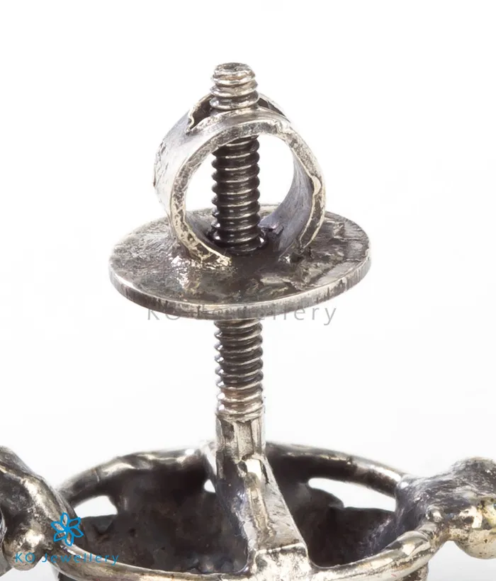 Earrings Silversmith The Param Silver Chand Bali EarringsOxidised