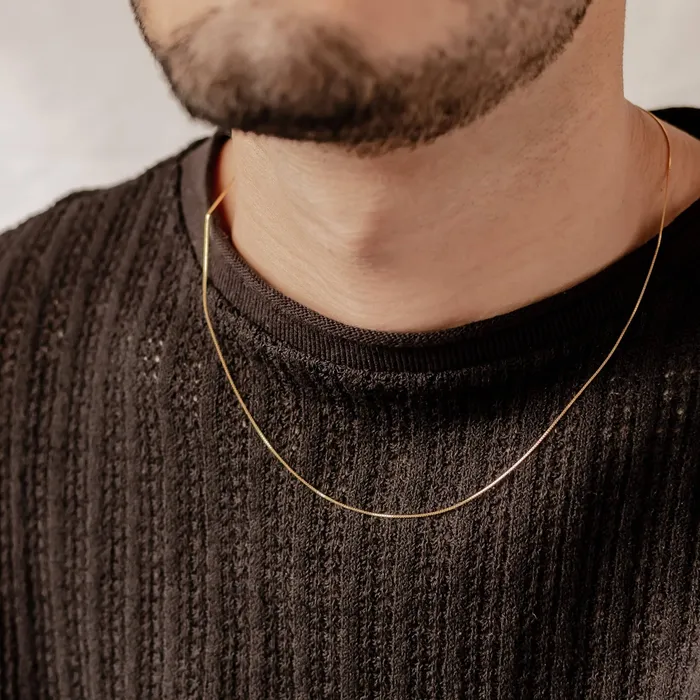 Fine Box Chain Necklace Sterling Silver Gold Hey Happiness Necklaces Fine Box Chain Necklace Sterling Silver Gold Hey Happiness Necklaces