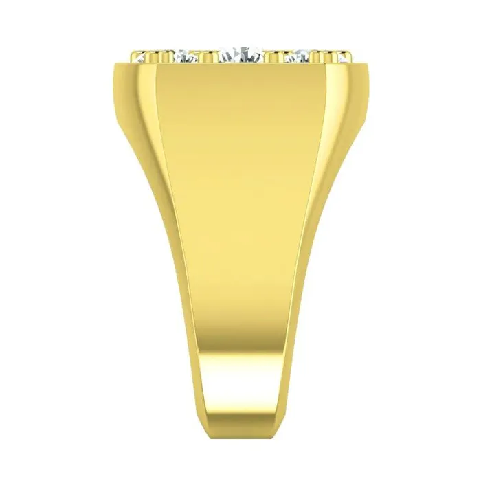 GB 280 Carats Round Natural Earth Mined Diamonds Mens Engagement Ring Two Tone Gold 14K Rings GB 280 Carats Round Natural Earth Mined Diamonds Mens Engagement Ring Two Tone Gold 14K Rings