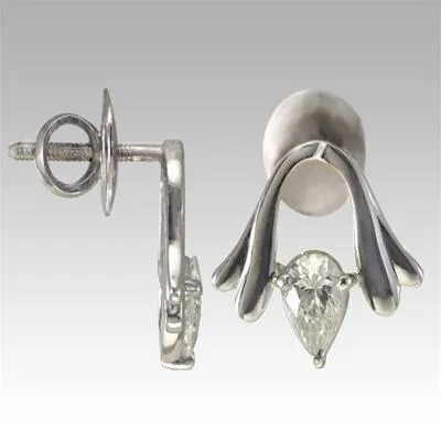 GB Earrings 180 Ct Prong Set Pear Cut Natural Earth Mined Diamond Ladies Stud Earring White Gold GB Earrings 180 Ct Prong Set Pear Cut Natural Earth Mined Diamond Ladies Stud Earring White Gold