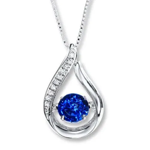 GB Necklaces 150 Ct Sri Lanka Sapphire With Natural Earth Mined Diamonds Pendant Necklace White Gold GB Necklaces 150 Ct Sri Lanka Sapphire With Natural Earth Mined Diamonds Pendant Necklace White Gold