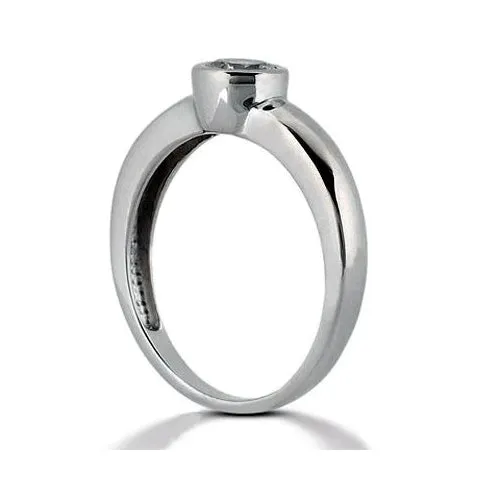 GB Rings 150 Ct Natural Earth Mined Diamond Solitaire Engagement Ring White Gold