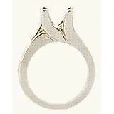 GB Rings 1 Carat Natural Earth Mined Diamond Solitaire Engagement Ring
