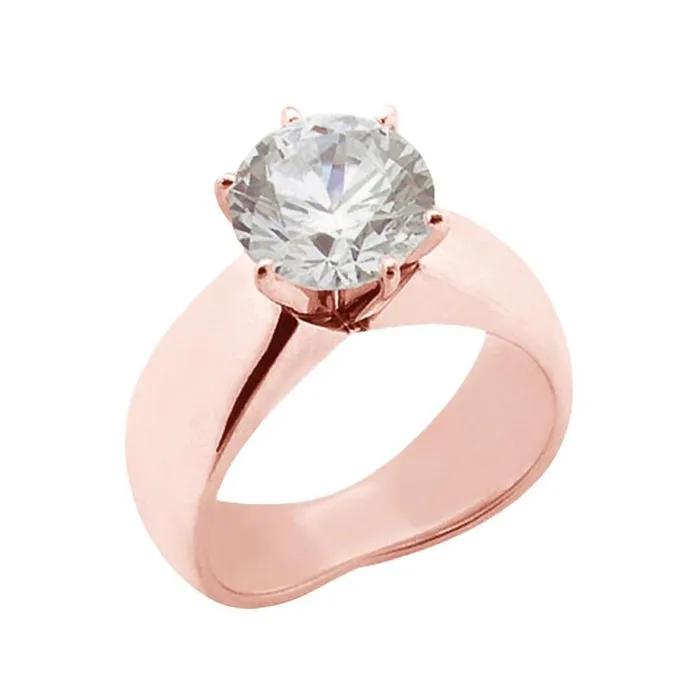 GB Rings 450 Carats Large Real Natural Earth Mined Diamond Solitaire Engagement Ring New