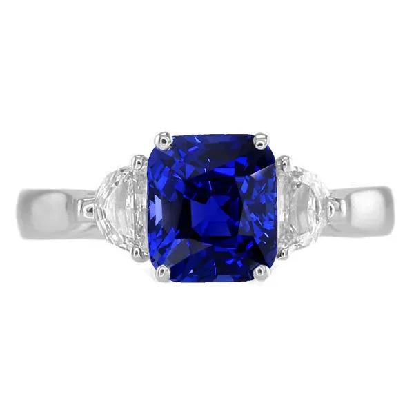 Gold Halo Wedding Ring Cushion Sapphire Half Moon Natural Earth Mined Diamond 3 Carats HarryChadEntcom Rings Gold Halo Wedding Ring Cushion Sapphire Half Moon Natural Earth Mined Diamond 3 Carats HarryChadEntcom Rings