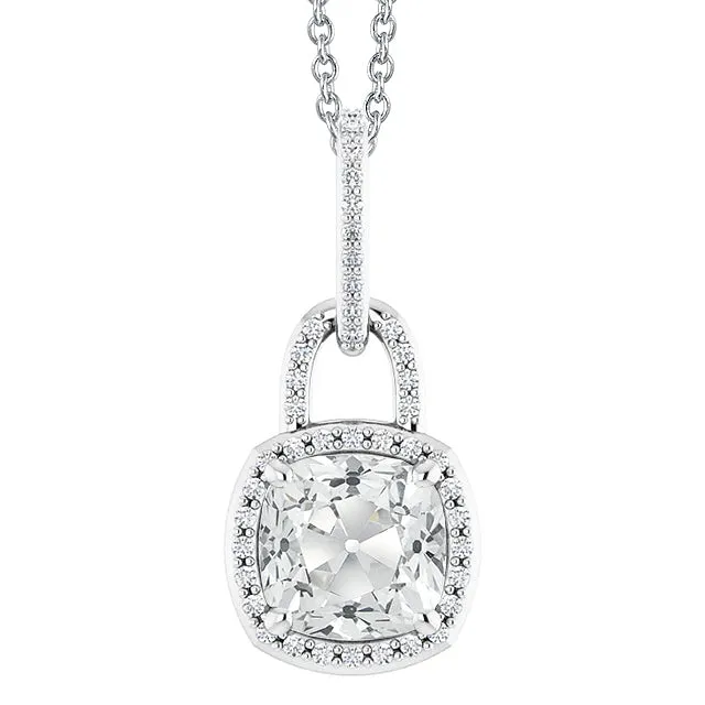 Halo Cushion Old Miner Real Natural Earth Mined Diamond Lock Pendant With Chain 650 Carats HarryChadEntcom Necklaces Halo Cushion Old Miner Real Natural Earth Mined Diamond Lock Pendant With Chain 650 Carats HarryChadEntcom Necklaces