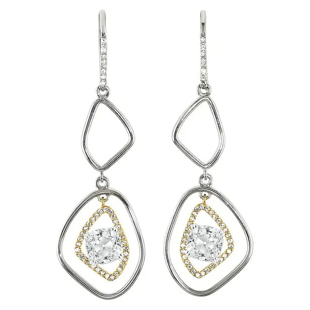 HarryChadEntcom Earrings Unique Dangle Earrings 225 Ct Cushion Old Cut Mined Diamond HarryChadEntcom Earrings Unique Dangle Earrings 225 Ct Cushion Old Cut Mined Diamond