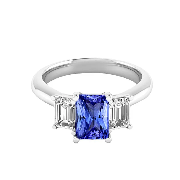 HarryChadEntcom Ladies Wedding Ring Emerald Natural Earth Mined Diamonds 2 Carat Srilanka Sapphire 3 Stone Rings HarryChadEntcom Ladies Wedding Ring Emerald Natural Earth Mined Diamonds 2 Carat Srilanka Sapphire 3 Stone Rings