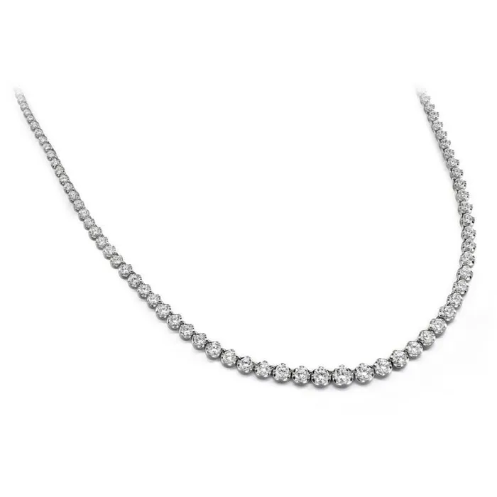 HarryChadEntcom Necklaces 10 Carats Round Genuine Natural Earth Mined Diamonds Tennis Necklace White Gold 14K HarryChadEntcom Necklaces 10 Carats Round Genuine Natural Earth Mined Diamonds Tennis Necklace White Gold 14K
