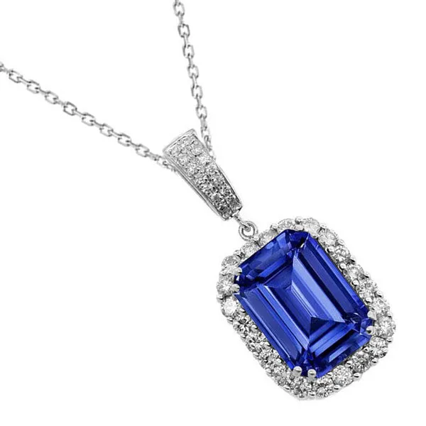 HarryChadEntcom Necklaces Halo Emerald Gemstone Round Natural Earth Mined Diamond Pendant 14K Gold 425 Carats HarryChadEntcom Necklaces Halo Emerald Gemstone Round Natural Earth Mined Diamond Pendant 14K Gold 425 Carats