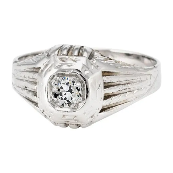 HarryChadEntcom Rings Antique Style Solitaire Engagement Ring Old Cut Round Natural Earth Mined Diamond 1 Carat HarryChadEntcom Rings Antique Style Solitaire Engagement Ring Old Cut Round Natural Earth Mined Diamond 1 Carat