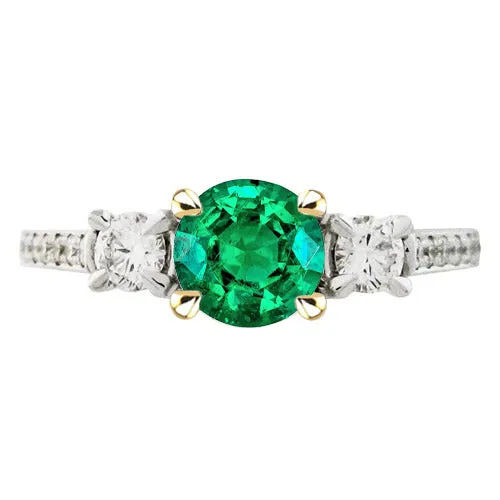 HarryChadEntcom Rings Colombian Green Emerald Wedding Ring Diamond Jewelry HarryChadEntcom Rings Colombian Green Emerald Wedding Ring Diamond Jewelry