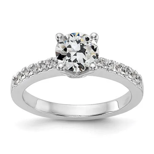 HarryChadEntcom Rings Engagement Ring Round Old Miner Real Natural Earth Mined Diamond Prong Set 250 Carats HarryChadEntcom Rings Engagement Ring Round Old Miner Real Natural Earth Mined Diamond Prong Set 250 Carats