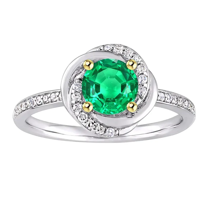 HarryChadEntcom Rings Flower Style Ring Green Emerald Feminine Diamond Jewelry HarryChadEntcom Rings Flower Style Ring Green Emerald Feminine Diamond Jewelry