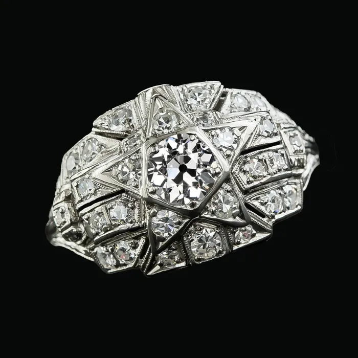HarryChadEntcom Rings Ladies Round Old Miner Genuine Natural Earth Mined Diamond Ring 350 Carats Gold Star Style HarryChadEntcom Rings Ladies Round Old Miner Genuine Natural Earth Mined Diamond Ring 350 Carats Gold Star Style
