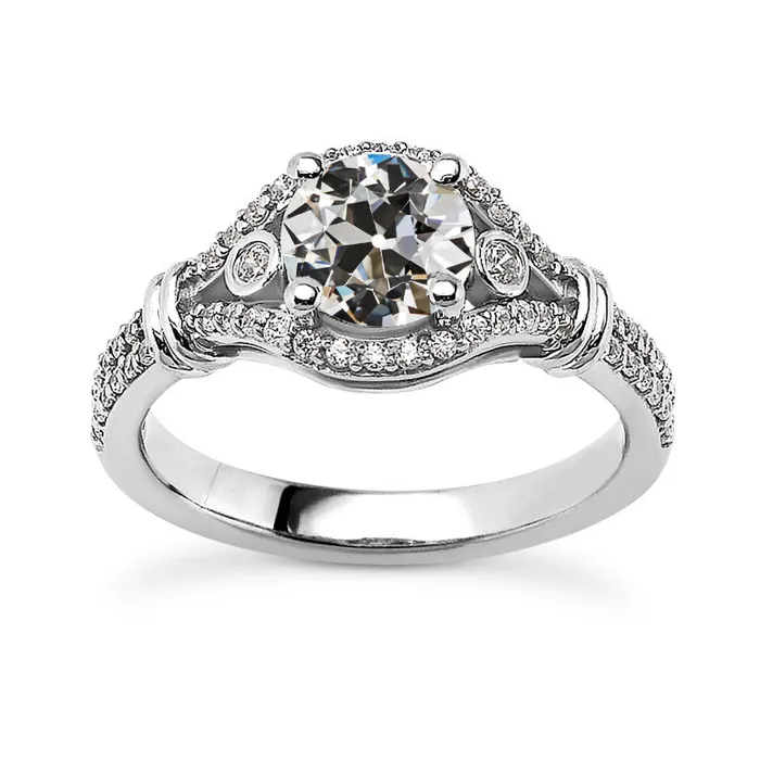 HarryChadEntcom Rings Round Old Miner Real Natural Earth Mined Diamond Engagement Ring White Gold 450 Carats HarryChadEntcom Rings Round Old Miner Real Natural Earth Mined Diamond Engagement Ring White Gold 450 Carats