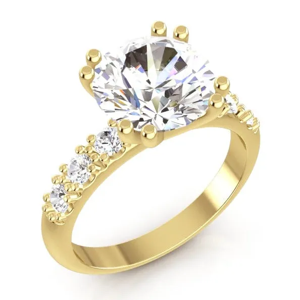 HarryChadEntcom Rings Womens Round Old Cut Natural Earth Mined Diamond Ring 350 Carats White Gold 14K HarryChadEntcom Rings Womens Round Old Cut Natural Earth Mined Diamond Ring 350 Carats White Gold 14K