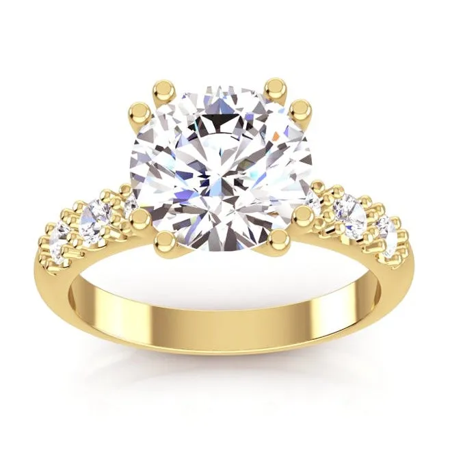 HarryChadEntcom Rings Womens Round Old Cut Natural Earth Mined Diamond Ring 350 Carats White Gold 14K HarryChadEntcom Rings Womens Round Old Cut Natural Earth Mined Diamond Ring 350 Carats White Gold 14K