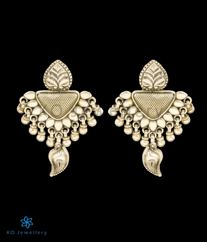 Jaipur Earrings The Yudhvan Silver Earrings