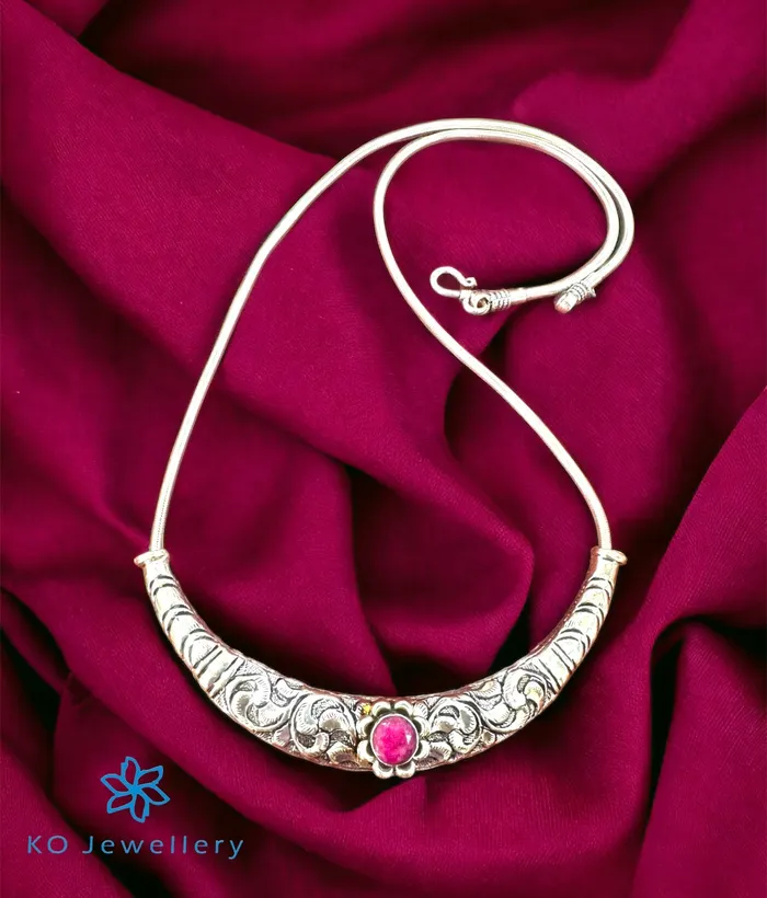Jaipur The Tishya Silver Chain Necklace Necklaces