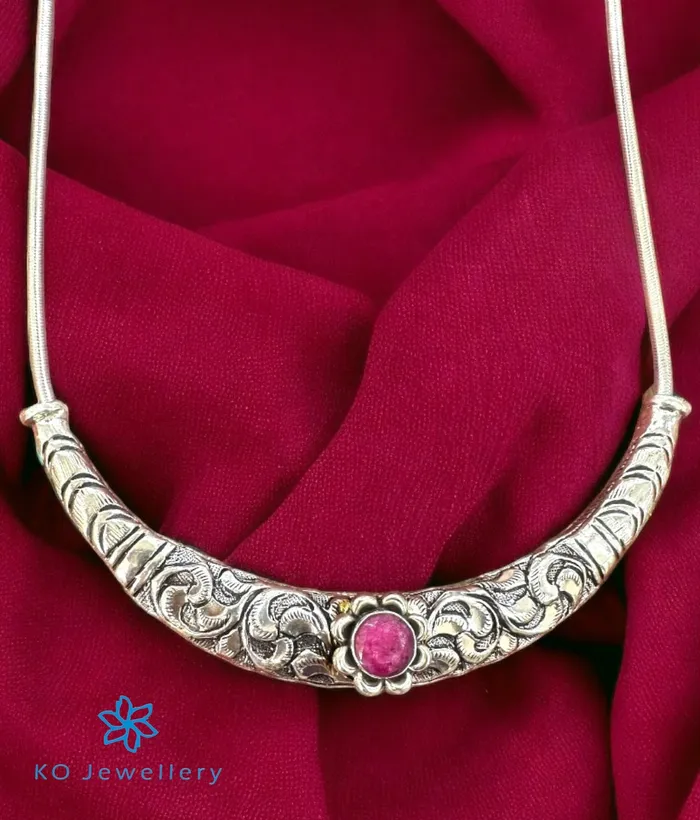 Jaipur The Tishya Silver Chain Necklace Necklaces