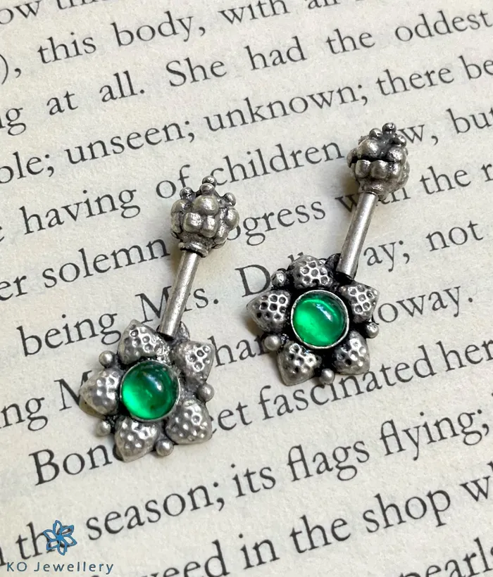Karwar Earrings The Varnika Silver Bugudi Earrings Piercing