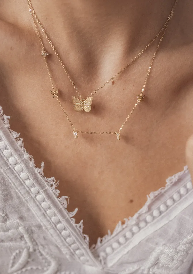 Necklaces Butterfly Pendant Necklace Sterling Silver Hey Happiness Necklaces Butterfly Pendant Necklace Sterling Silver Hey Happiness