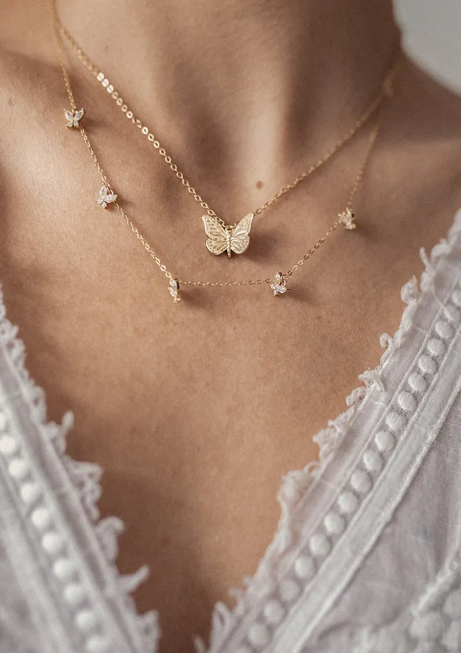 Necklaces Butterfly Pendant Necklace Sterling Silver Hey Happiness Necklaces Butterfly Pendant Necklace Sterling Silver Hey Happiness