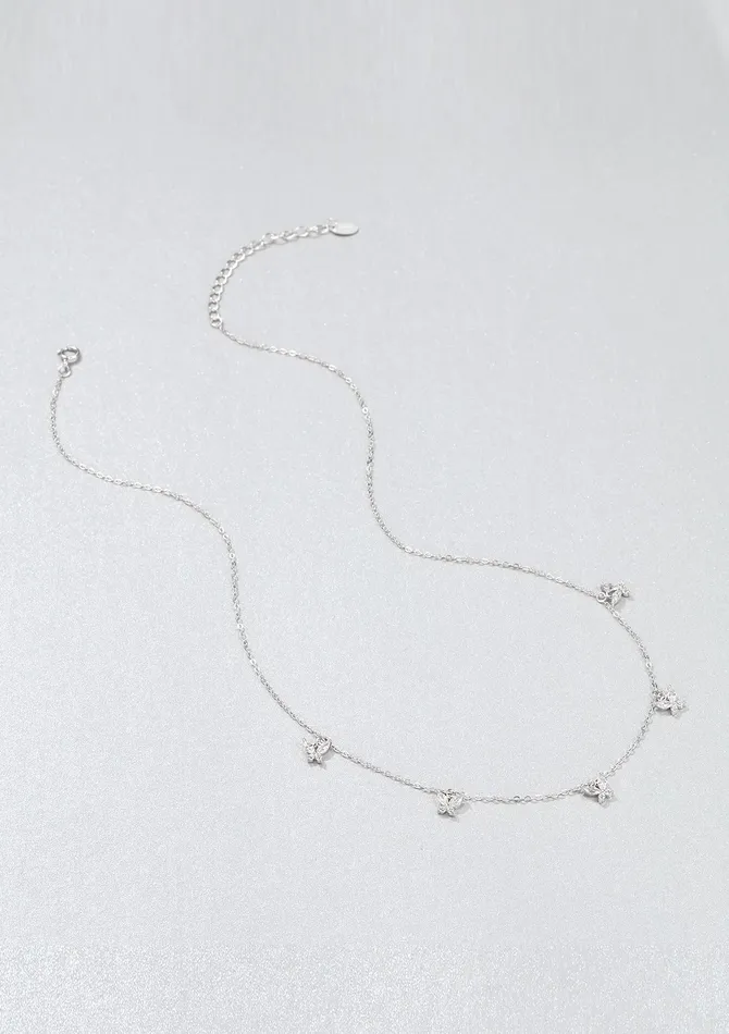 Necklaces Butterfly Pendant Necklace Sterling Silver Hey Happiness Necklaces Butterfly Pendant Necklace Sterling Silver Hey Happiness