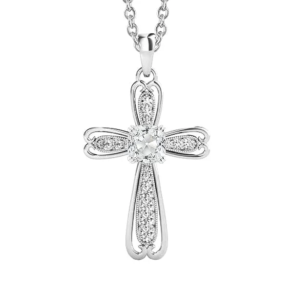Necklaces HarryChadEntcom Gold Cross Natural Earth Mined Diamond Pendant Round Cushion Old Cut 2 Carats 14K Necklaces HarryChadEntcom Gold Cross Natural Earth Mined Diamond Pendant Round Cushion Old Cut 2 Carats 14K