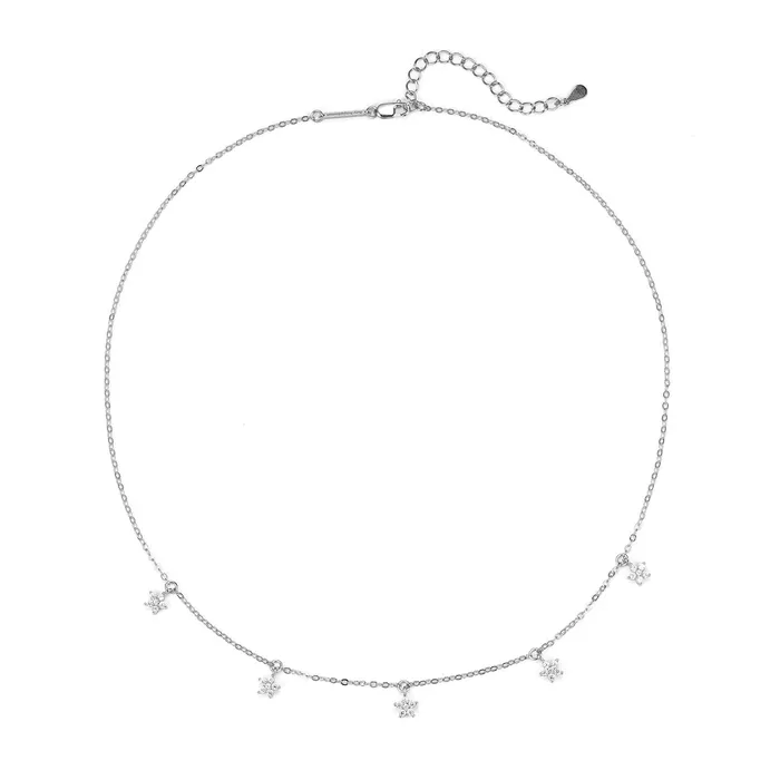 Necklaces Hey Happiness Bloom Charm Necklace Sterling Silver Necklaces Hey Happiness Bloom Charm Necklace Sterling Silver