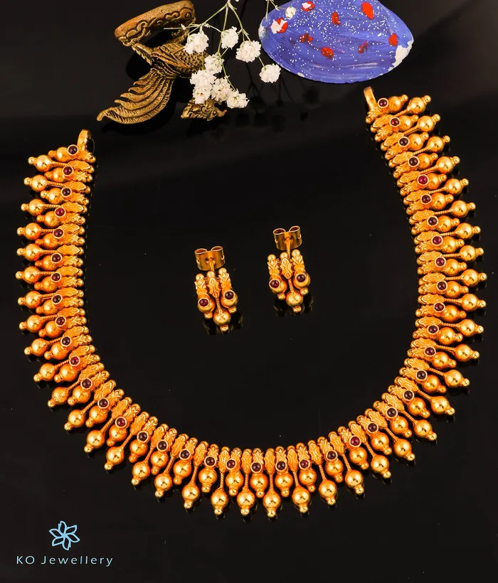 Necklaces Silversmith The Kavini Silver Gejje Addige Necklace