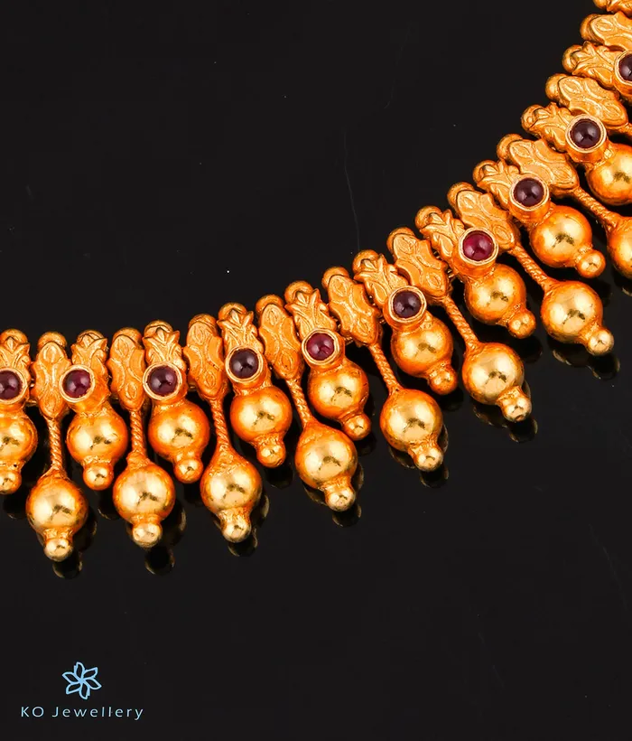 Necklaces Silversmith The Kavini Silver Gejje Addige Necklace