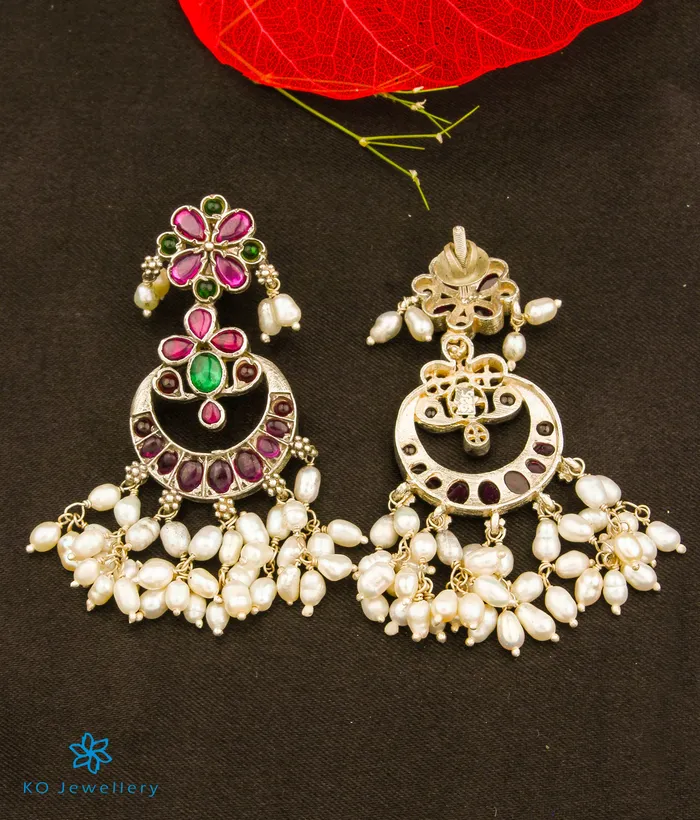 Necklaces Silversmith The Pranaya Silver Guttapusalu Necklace Long