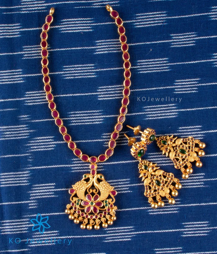 Necklaces Silversmith The Soma Silver Peacock Kemp Necklace