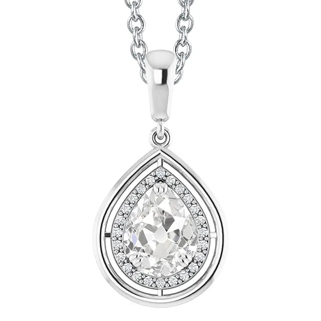 Necklaces White Gold Halo Genuine Natural Earth Mined Diamond Pendant Round Pear Old Mine Cut 3 Carats HarryChadEntcom Necklaces White Gold Halo Genuine Natural Earth Mined Diamond Pendant Round Pear Old Mine Cut 3 Carats HarryChadEntcom