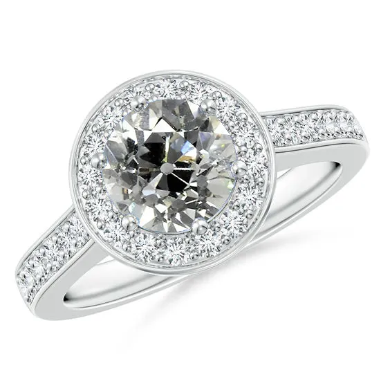 Old Mine Real Natural Earth Mined Diamond Halo Wedding Ring 325 Carats Prong Set White Gold HarryChadEntcom Rings Old Mine Real Natural Earth Mined Diamond Halo Wedding Ring 325 Carats Prong Set White Gold HarryChadEntcom Rings