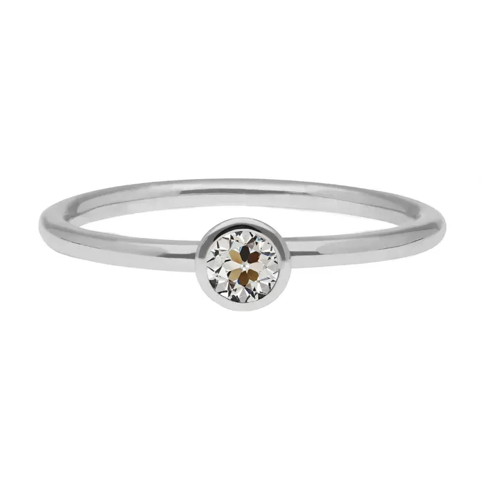 Real Diamond Old Mine Cut Solitaire Ring Bezel Set 1 Carat HarryChadEntcom Rings Real Diamond Old Mine Cut Solitaire Ring Bezel Set 1 Carat HarryChadEntcom Rings