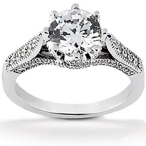 Rings 230 Ct Natural Earth Mined Diamond White Gold Anniversary Ring Vintage Style Jewelry New GB Rings 230 Ct Natural Earth Mined Diamond White Gold Anniversary Ring Vintage Style Jewelry New GB